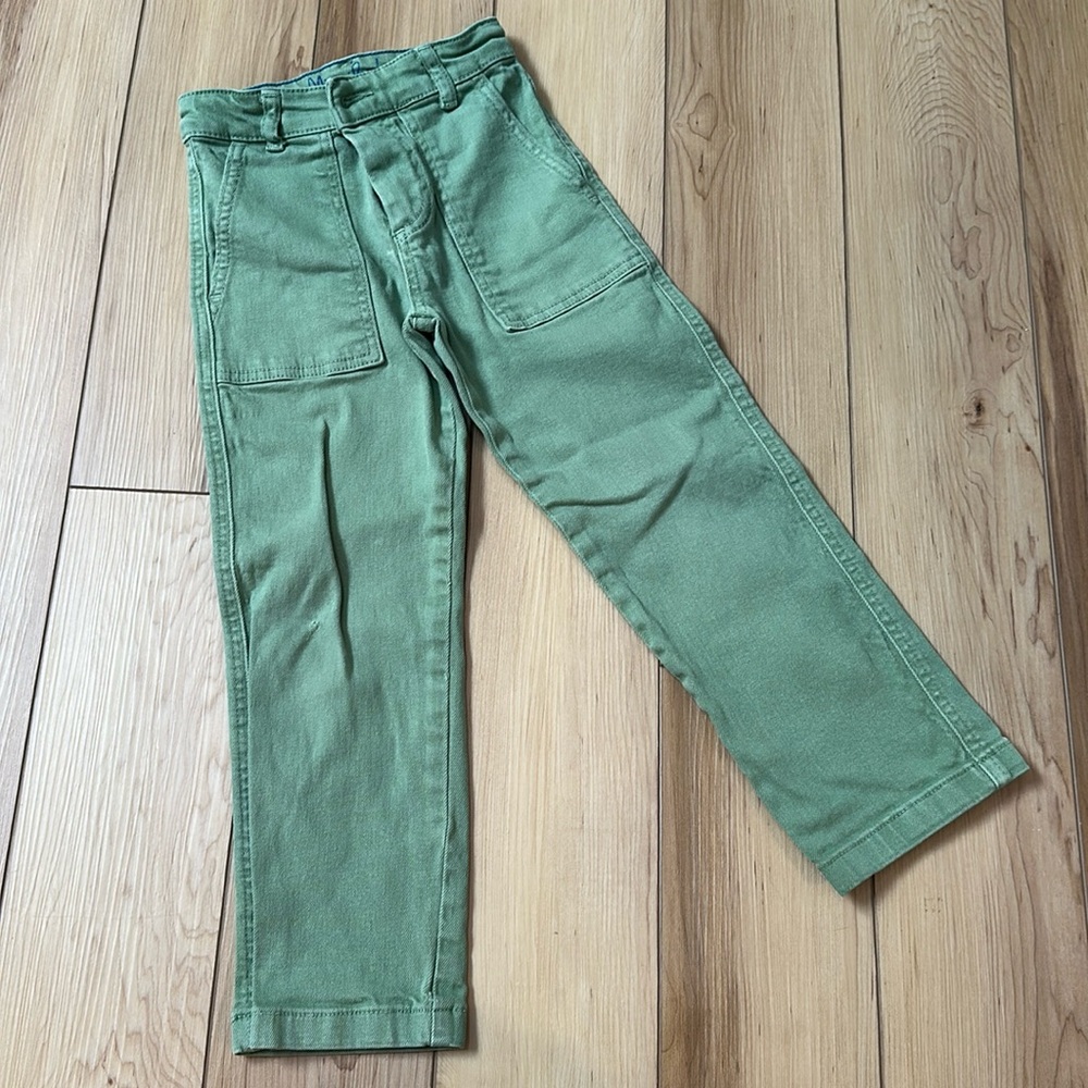 Mini Boden Kids Pants in Green Size 5Y
